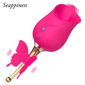 振動マッサージ膣プッシーシミュレーション舌舐め吸うオーラルミニバイブレーター女性のための大人のおもちゃ - Product Image 3