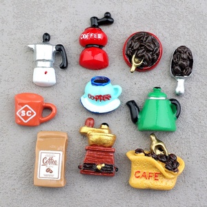 จี้เรซิ่นรูปการ์ตูน คาเฟ่ บ้านตุ๊กตา กาต้มกาแฟ สำหรับตกแต่งเคสมือถือ กิ๊บติดผม - Product Image 4