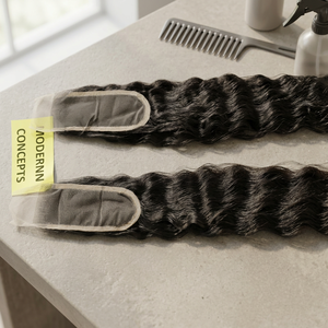 Venta al por mayor 100% pelo virgen indio 2*6 HD encaje cierre ondulado cabello humano Natural barato crudo indio extensiones de cabello humano - Product Image 1