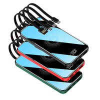 Batterie externe haute capacité 30000mAh, chargeur portable pour téléphone portable, batterie externe sans fil 30000mAh