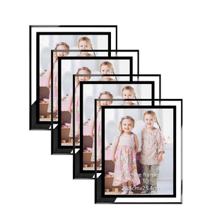 Elegant Crystal Glass Custom Size Transparent Eco-Friendly Home Decorative Classic Design Photo <b>Frame</b> for <b>A4</b> and Certificate Use - Product Image 1