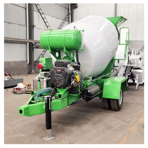 Trailer <span class=keywords><strong>Mixer</strong></span> Beton 3 Kubik, Mesin Diesel, Tangki Pencampur Semen Semi Trailer - Product Image 6