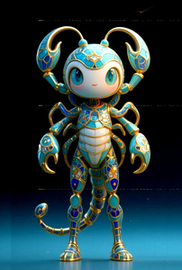 Sáng Tạo văn hóa phi vật thể cloisonne chòm sao trang trí Bọ Cạp - Product Image 2