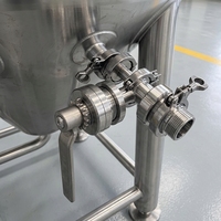 Fermenteur conique en acier inoxydable 1000L 2000L, prix compétitif, cuve de fermentation de bière pour brassage artisanal