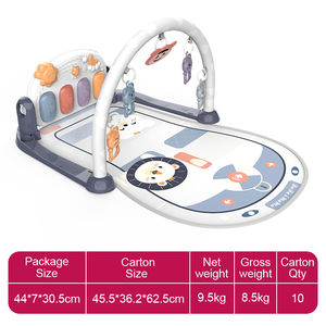 Gymnase <span class=keywords><strong>d</strong></span>'activités pour bébé avec piano Ours rose et oiseau - <span class=keywords><strong>Tapis</strong></span> de piano 4 en 1 avec jouets suspendus pour le <span class=keywords><strong>d</strong></span>éveloppement sensoriel et la relaxation - Product Image 4