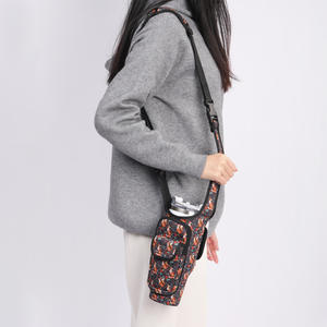 Sac de transport de refroidisseur de bouteille d'eau en néoprène avec pochette de porte-bouteille de sangle de poche d'iPhone pour tasse Stanley de 40oz - Product Image 4