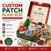 Patch brodé créatif et écologique en chenille pour arbre de Noël, jouet éducatif pour enfants, Joyeux Noël