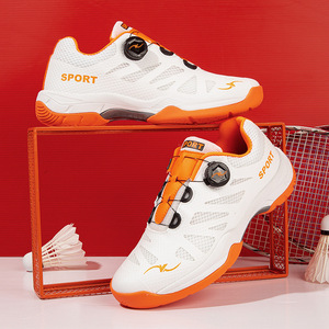 Zapatillas de Tenis Unisex con Malla Deportiva Transpirable, Entresuela Antideslizante de EVA, Cierre de Hebilla, Suela de Goma, Ligeras para Verano, Amortiguación de Impactos - Product Image 1