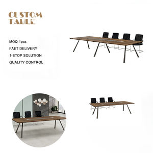 Meubles de bureau haut de gamme, surface de travail, bureau, <span class=keywords><strong>table</strong></span> de réunion personnalisée, <span class=keywords><strong>table</strong></span> de réunion pour salle de réunion, poste de travail - Product Image 1