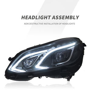 Ensemble de phares 12V 6000K 10000 Lumens Neuf pour Mercedes-Benz Classe E <span class=keywords><strong>W212</strong></span> Série E E180 <span class=keywords><strong>E200</strong></span> E260L Haut de gamme 2010-2016 - Product Image 1