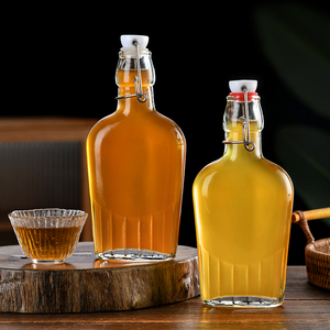 Botellas de vidrio con tapa abatible de 8,5 oz, botella de elaboración de cerveza con tapa abatible para segunda fermentación, kéfir, <span class=keywords><strong>coquito</strong></span>, tapa hermética - Product Image 2