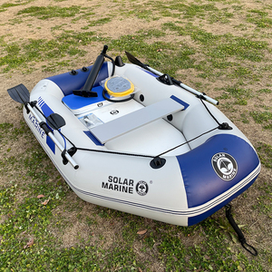 Solar Marine 2 personas Watercraft 2M inflable PVC pesca <span class=keywords><strong>Kayak</strong></span> balsas botes de remos solo estera de aire portátil opcional sin piezas - Product Image 5