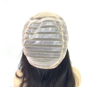 Parrucca medica <span class=keywords><strong>in</strong></span> pizzo anteriore per pazienti affetti da cancro <span class=keywords><strong>in</strong></span> seta malata - Product Image 3
