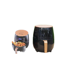 Friteuse à air professionnelle Deson 6L avec écran numérique, multifonctionnelle, pour une cuisine saine en famille