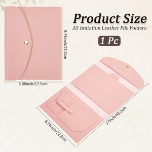 Organisateur de couverture de carnet en cuir PU de qualité supérieure avec plusieurs poches et emplacement pour téléphone, idéal pour la maison, le bureau, le télétravail et les étudiants – Couverture souple - Product Image 3