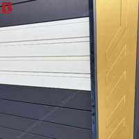 Porte à enroulement en aluminium de luxe sur mesure Bolang, haute étanchéité, coupe-vent, isolée thermiquement, connectée Wi-Fi, contrôle par application, pour villa