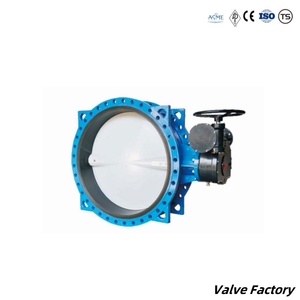 Válvula de Hierro Fundido de Alto Rendimiento y Gran Tamaño DN300 PTFE Doble Excéntrica para Agua de Mar y Gas Natural - Product Image 4