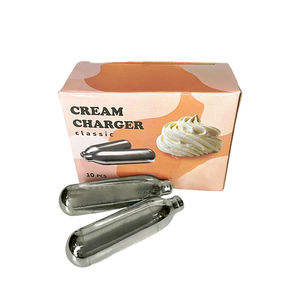 Cartouches de gaz en acier inoxydable jetables de qualité supérieure pour siphons à crème, cylindres de gaz industriels CE/ISO - Product Image 1