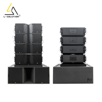 Système de sonorisation Line Array Lsolution Passive 1200W à deux voies, enceintes K212 double 18 pouces 2400W, caisson de basses KS28 pour concerts