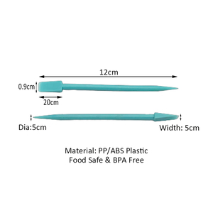 Alat Penghias Kue Plastik 2 in 1, Royal Icing Boo Boo Stick untuk Dekorasi Kue, Alat Pengikis & Pencetak Fondant Serbaguna - Product Image 5