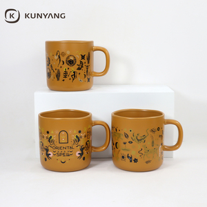 Tazas de Cerámica Vintage de Pared Recta en Oferta, Taza Mate con Logotipo Personalizado, Color, Tamaño y Embalaje, Taza de Cerámica para Café y Leche - Product Image 1