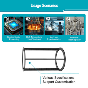 SIC silicon carbide gốm pha lê Thuyền tàu sân bay chủ cho lò thẳng đứng cho bán dẫn Wafer thuyền mang cho thạch anh - Product Image 2