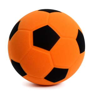 Juguete deportivo para niños para interiores, pelota de entrenamiento con agarre acanalado de espuma PU suave, silenciosa, ideal para apartamentos, tamaño 5, pelota de fútbol silenciosa. - Product Image 1
