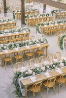 Mobilier rétro pour l'intérieur/l'extérieur Salle à manger industrielle en bois massif Salle à manger pliante Hôtel Mariage Événement Banquet Tables