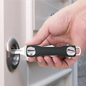 Porte-clés en aluminium en gros, mini organisateur intelligent et compact en métal, clip de rangement décoratif pour la maison - Product Image 1