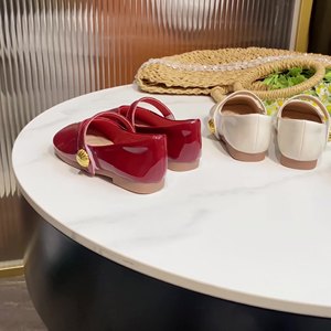 Chaussures plates de princesse pour enfants, chaussures de cérémonie de princesse, ballerines de princesse, chaussures de demoiselle d'honneur pour mariage, fête ou école - Product Image 4