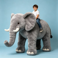 Grande peluche géante d'animaux : éléphant, dinosaure, panda, licorne – Peluches personnalisées