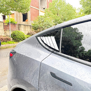 For Tesla Model Y 2019+ Body Kit Rear <b>Window</b> Side <b>Vent</b> Shutter Louver Cover Trim Car Accessories - Product Image 3