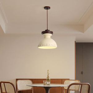 <span class=keywords><strong>Suspension</strong></span> moderne minimaliste de <span class=keywords><strong>style</strong></span> français pour chambre à coucher, couloir et balcon, en résine et bois, éclairage neutre imprimé en 3D, AC 220V - Product Image 4