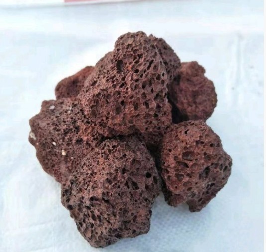 Struttura Rossa Della Roccia Vulcanica Immagine Stock - Immagine di