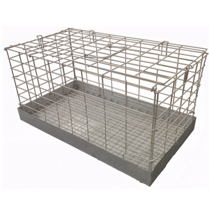 Jaula transportadora <span class=keywords><strong>de</strong></span> mascotas rectangular moderna plegable jaula <span class=keywords><strong>de</strong></span> transporte <span class=keywords><strong>de</strong></span> animales pequeños portador <span class=keywords><strong>de</strong></span> criaturas para viajes - Product Image 5