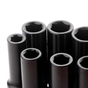 Extended Socket Set 1/2 In Metric Carbon Steel Auto Repair Tool Kit With Bent Rod 15 Piece - Product Image 4