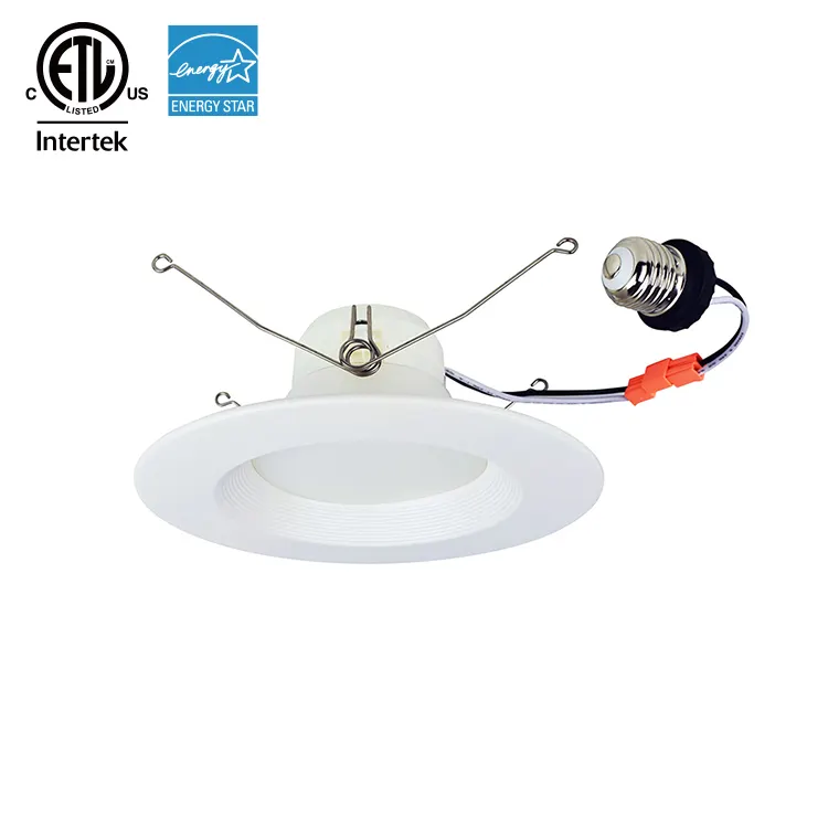 6 inch ENERGY STAR cUL-Listed Dimmable LED Downlight Retrofit Baffle Recessed Lighting Kit Fixture 5K Daylight LED Ceiling Light