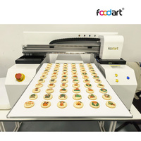 Imprimante alimentaire haute précision format A2 pour gâteaux, machine d'impression alimentaire à encre comestible, fournisseur d'usine