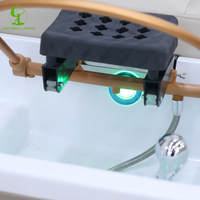 Lit de Lavage JINCHENG Électrique Relevable avec Massage pour Salon, Soin de la Tête, Massage Thaï, Soins Infirmiers, Pédicure