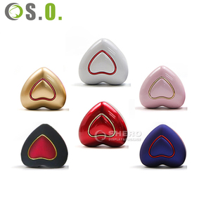 Boîtes à bijoux en plastique LED, bleu rouge, forme cœur personnalisée, ensemble premium pour collier, bracelet, bague, boucles d'oreilles. - Product Image 2