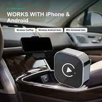 Adaptateur USB sans fil CarPlay Android Auto pour navigation automobile, dongle de voiture mains libres, diffusion de musique, commande vocale pour SUV et berline