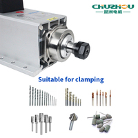 3.5KW Cnc Machine Broche Moteur ER20 18000rpm Haute Fréquence 220V 380V Travail Du Bois Cnc Broche Moteur Kit