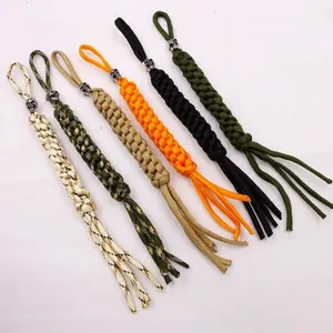 手工编织尼龙绳链玉米结装饰刀钥匙扣挂绳 (KA002)