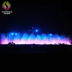 Chinese Fabriek Aanpassen Buiten Grote Charmante Verlichting Show Dansende Muzikale Waterfontein Met Gratis Ontwerp