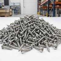 Vis autoperceuses à tête cylindrique 201 SS, fixations à filetage propre pour assemblage métallique