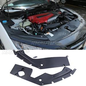 Cubierta del capó del motor, cubierta antipolvo para el cable lateral del capó, embellecedor de salida de aire lateral, rejilla de aire para Honda Civic 10.ª generación 2016-2019, accesorios para coche - Product Image 1