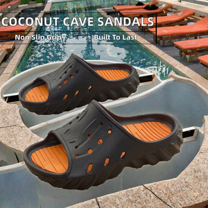 Sandalias Coconut Cave para Otoño, Invierno y Verano, Antideslizantes, Duraderas, con Parte Superior de EVA, para Exteriores, Playa, Pantuflas - Product Image 2