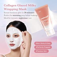 medicube Milky Collagen Double Glow Lock Duo Masque enveloppant laiteux au collagène et sérum booster 130DaCollagen Niacinamide
