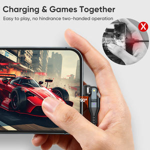 อะแดปเตอร์ T1-<span class=keywords><strong>2</strong></span> Greenport 540 Rotation 240W Type C to C สำหรับโทรศัพท์และแล็ปท็อป พร้อมสายต่อ USB2.0 ยาว 10 ซม. แบบ USB-C - Product Image 3