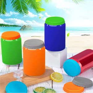 Fundas Protectoras de Silicona Reutilizables a Prueba de Fugas para Bebidas, Cerveza y Refrescos, Aptas para Latas de Refresco Estándar - Product Image 3